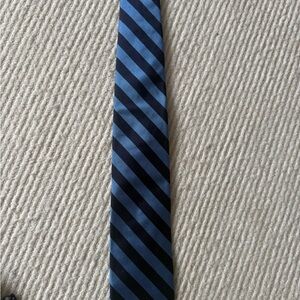 Brooks Brothers Navy and Sky Blue Striped Tie